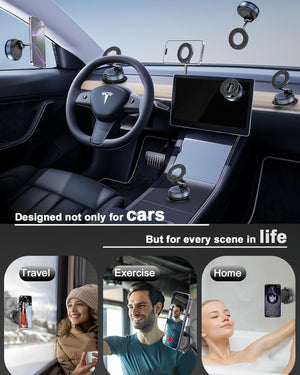 LoudFox 360° Vaccum Magnetic Phone Holder