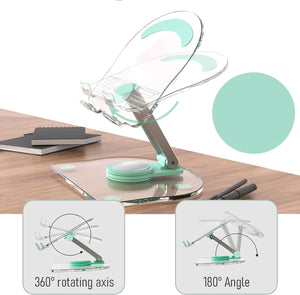 Mobile & iPad Stand with 360° Rotation