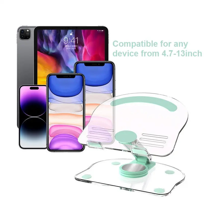 Mobile & iPad Stand with 360° Rotation