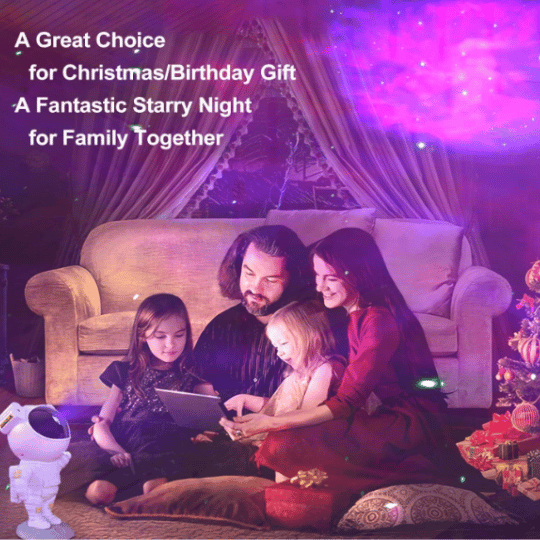 Astronaut Starry Projector 360° Adjustable Galaxy Space Projector Light