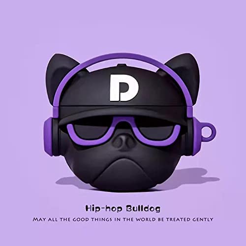 Black Dog Silicone Case for AirPods Pro 2 (2022) – with Keychain