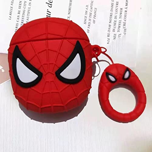 Spider-Man Silicone Case for AirPods 1 & 2 – with Keyring